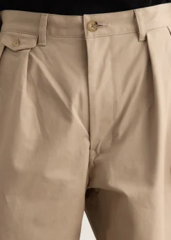 2 Pleats Twill Pants