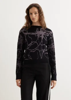 Analog Intarsia Crew Sweater