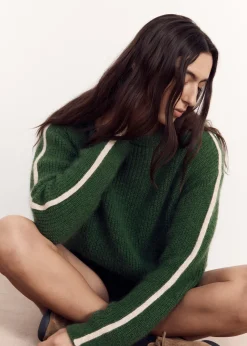 Arcade Stripe Sleeve Knit