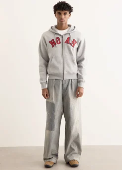 Arch Applique Zip Up Hoodie