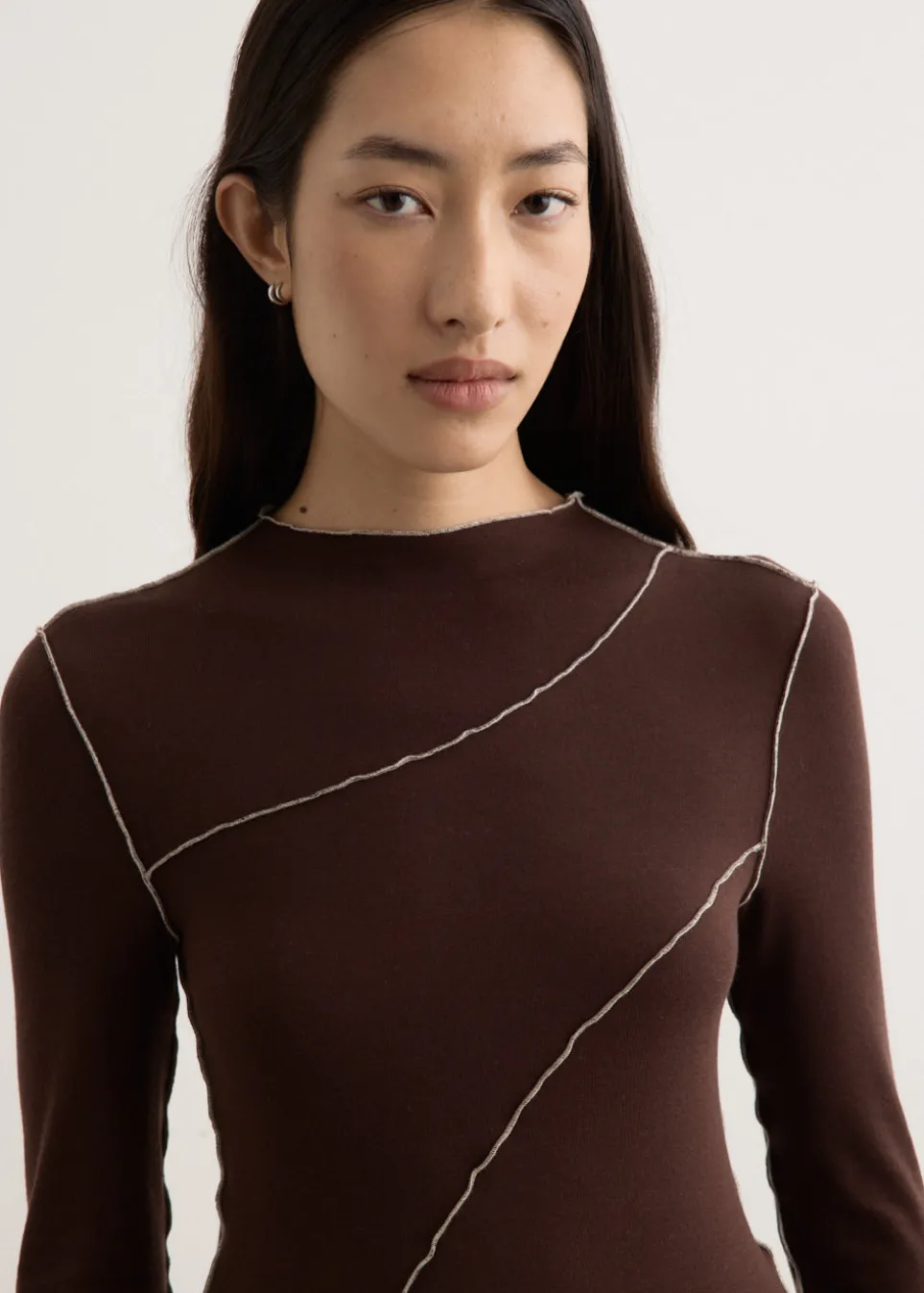 Azaelia Long Sleeve Panelled Top