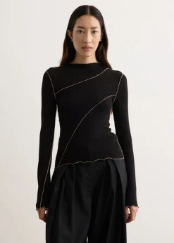 Azaelia Long Sleeve Panelled Top