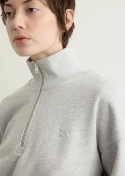 Baby Fox Half Zip Sweatshirt