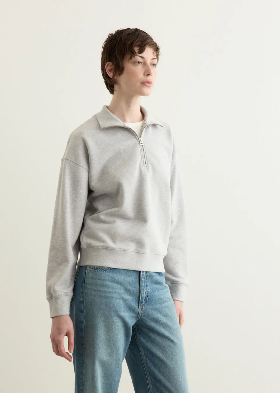 Baby Fox Half Zip Sweatshirt