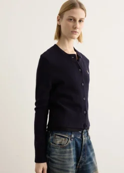 Baby Fox Patch Fitted Cardigan