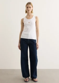 Baby Fox Ribbed Tank Top