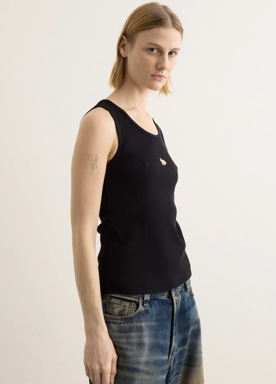 Baby Fox Ribbed Tank Top