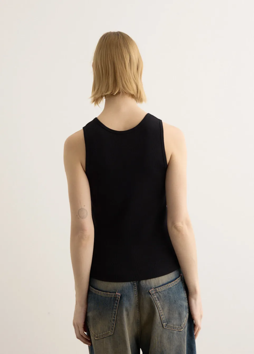 Baby Fox Ribbed Tank Top