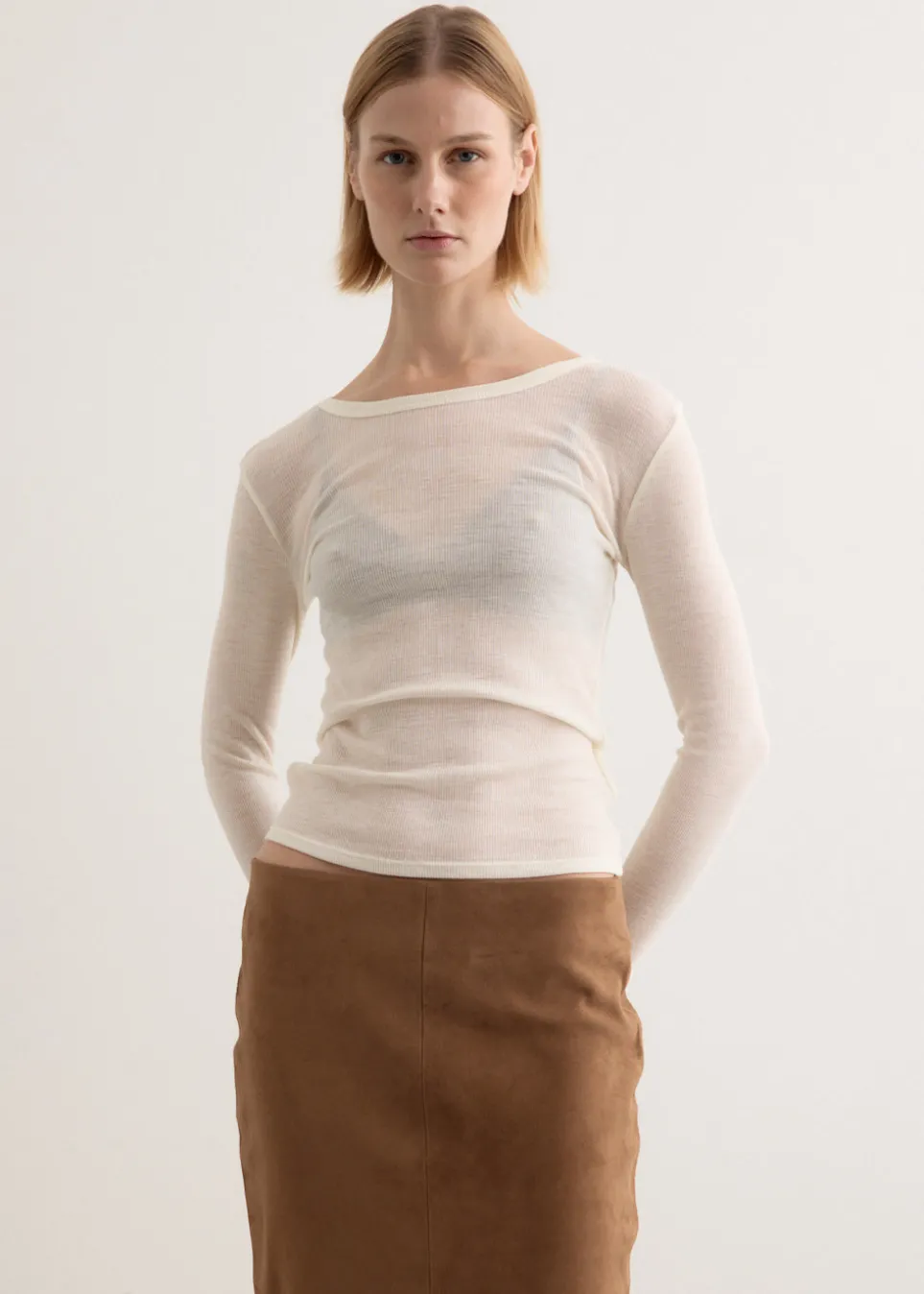 Baby Wool Long Sleeve Top