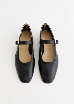Ballet Mary Jane Leather Flats