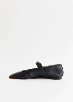 Ballet Mary Jane Leather Flats