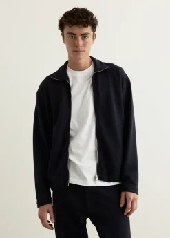 Bjorn Relaxed Organic Loopback Track Jacket