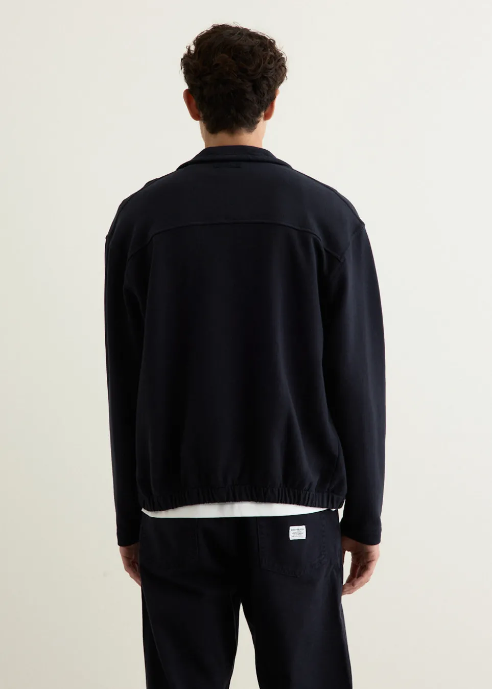 Bjorn Relaxed Organic Loopback Track Jacket