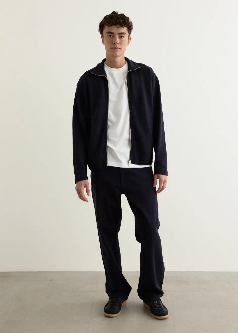 Bjorn Relaxed Organic Loopback Track Jacket