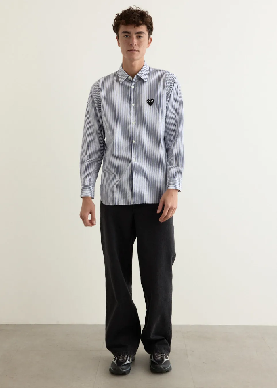 Black Emblem Long Sleeve Shirt