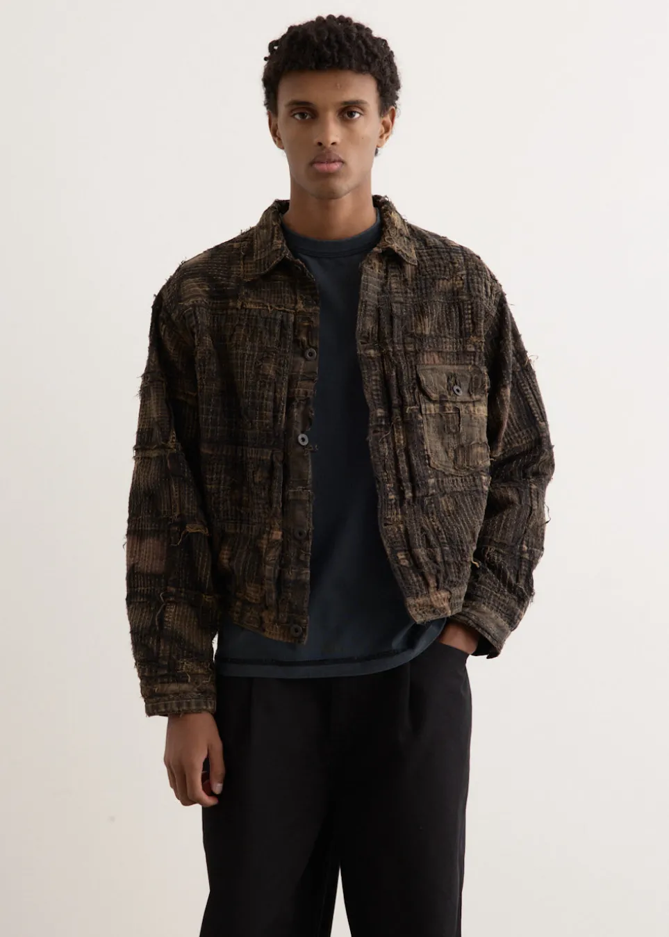 Black-Tea-Core Boro Spring 1st Jacket