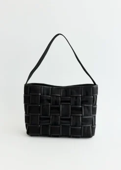Border Woven Mini Tote