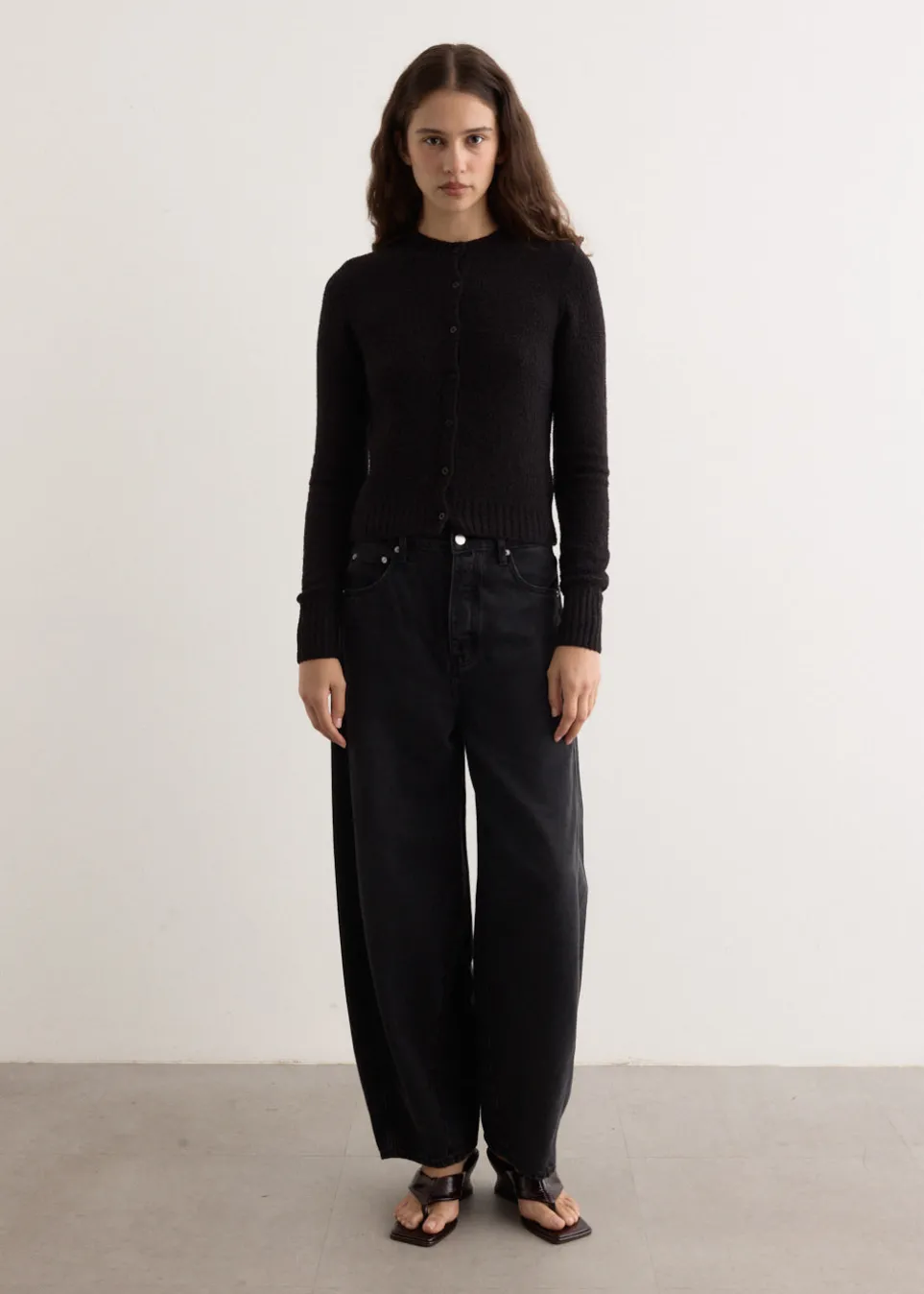 Boucle Wool Cardigan