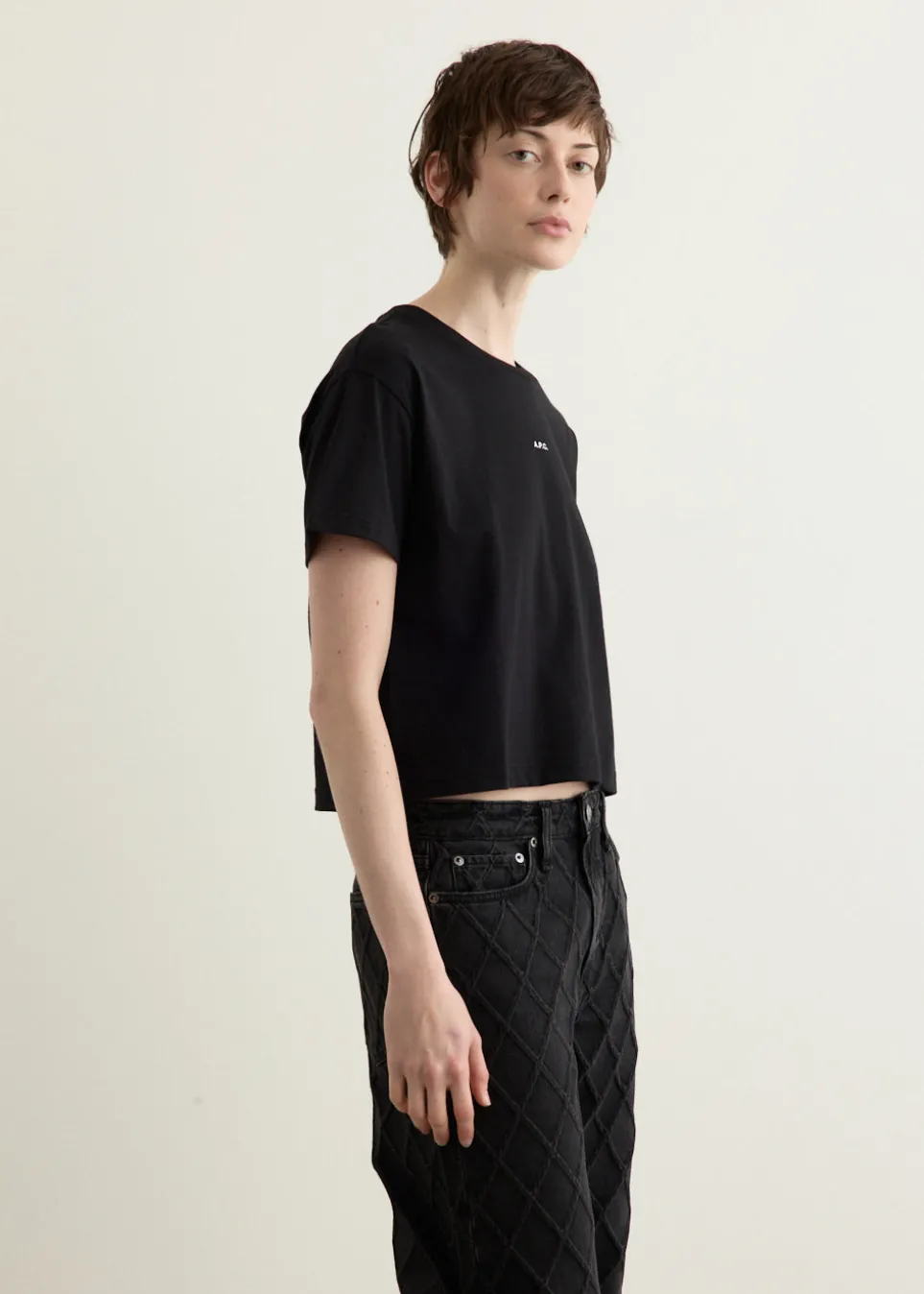 Boxy Micro Logo T-Shirt