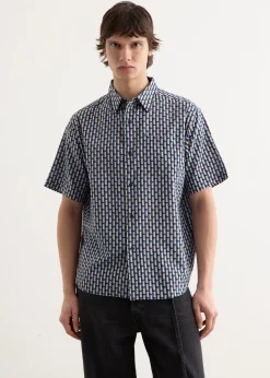 Bruce Broken Stripe Short Sleeve Shirt