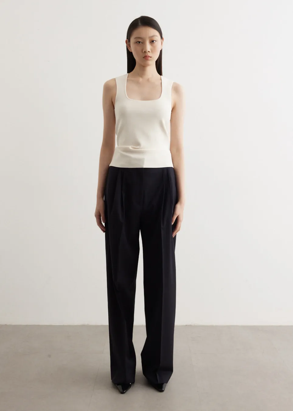 Bustier Shaped Knitted Top