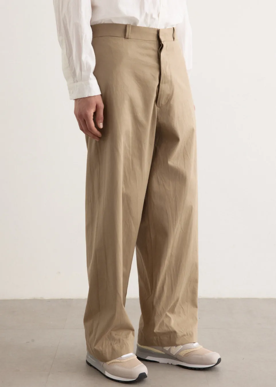 Chino Cloth Wide Pants