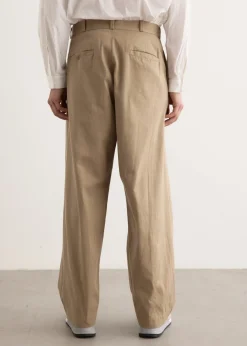 Chino Cloth Wide Pants