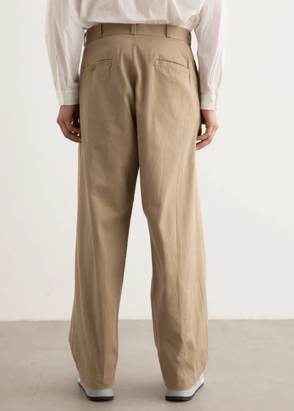 Chino Cloth Wide Pants