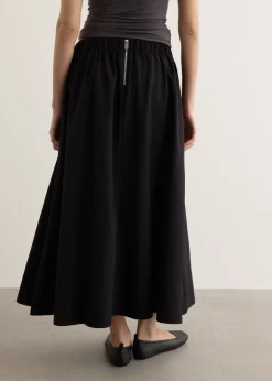 Choir Bubble Midi Skirt