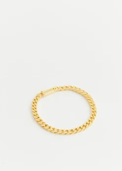Classic Curb Chain Bracelet Gold