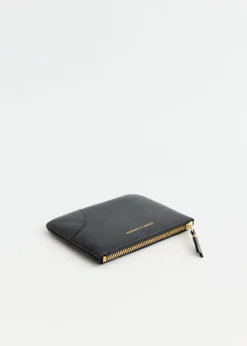 Classic Leather Line Zip Wallet