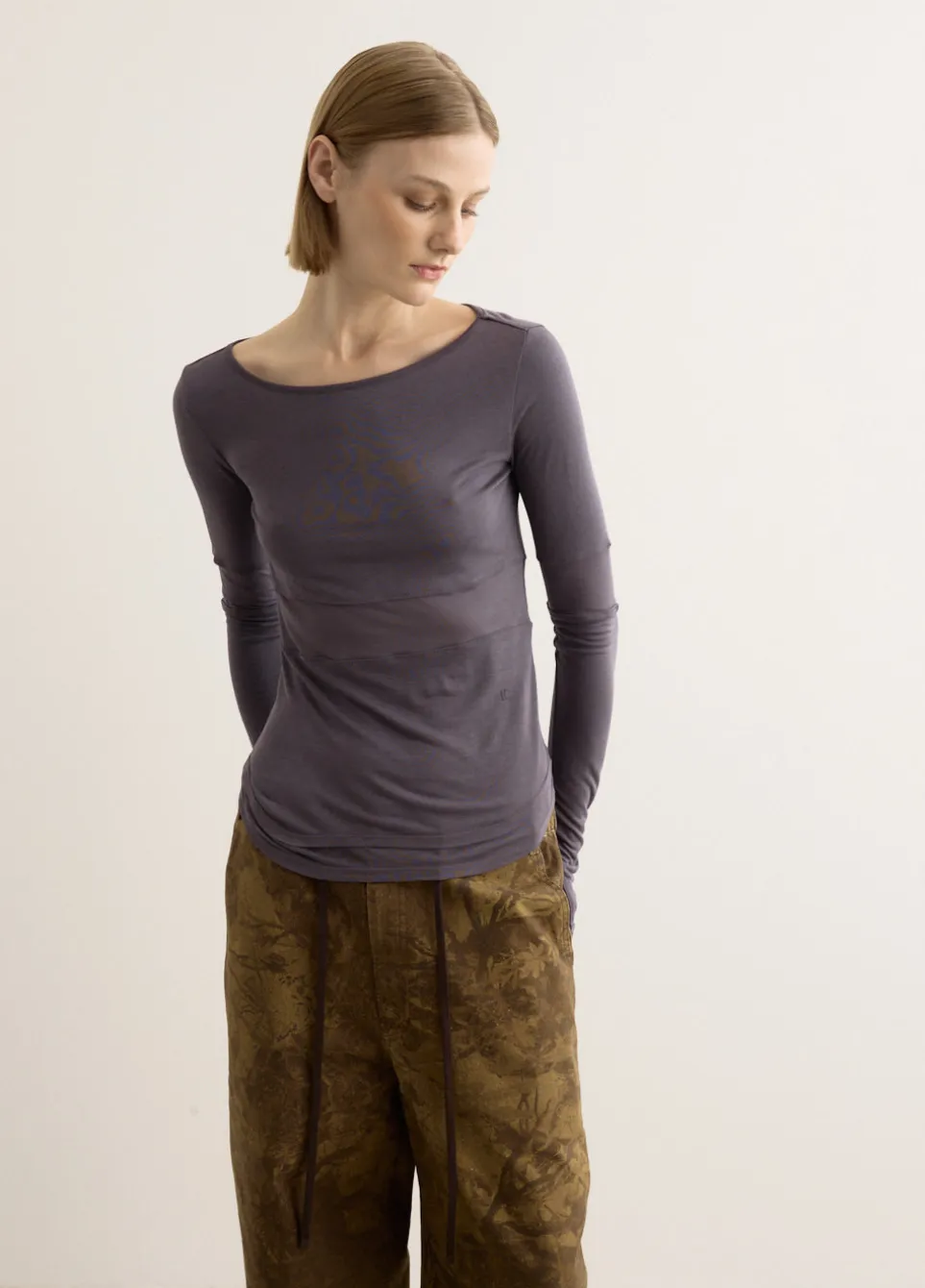 Corset Point Sleeve Top