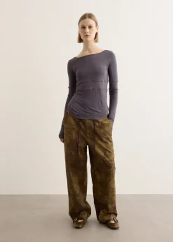 Corset Point Sleeve Top