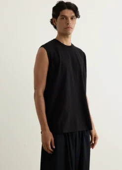 Cotton Jersey Sleeveless T-Shirt