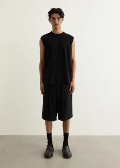 Cotton Jersey Sleeveless T-Shirt