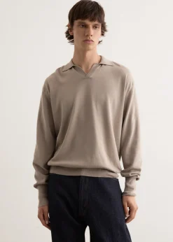 Cotton Knit Skipper Shirt