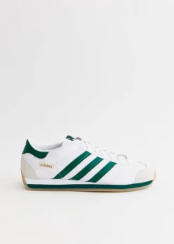 Country Japan 'White Collegiate Green' Sneakers