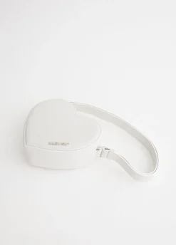 Crackle Heart Shoulder Bag