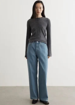 Crash Baggy Stripe Jeans