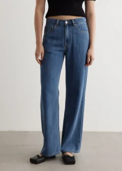 Crash Wide Leg Jeans