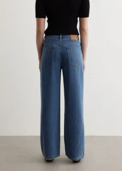 Crash Wide Leg Jeans