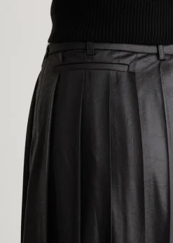 Creased Pleated Skirt