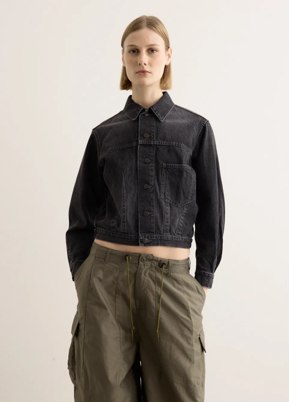 Darts Bottom Jean Jacket