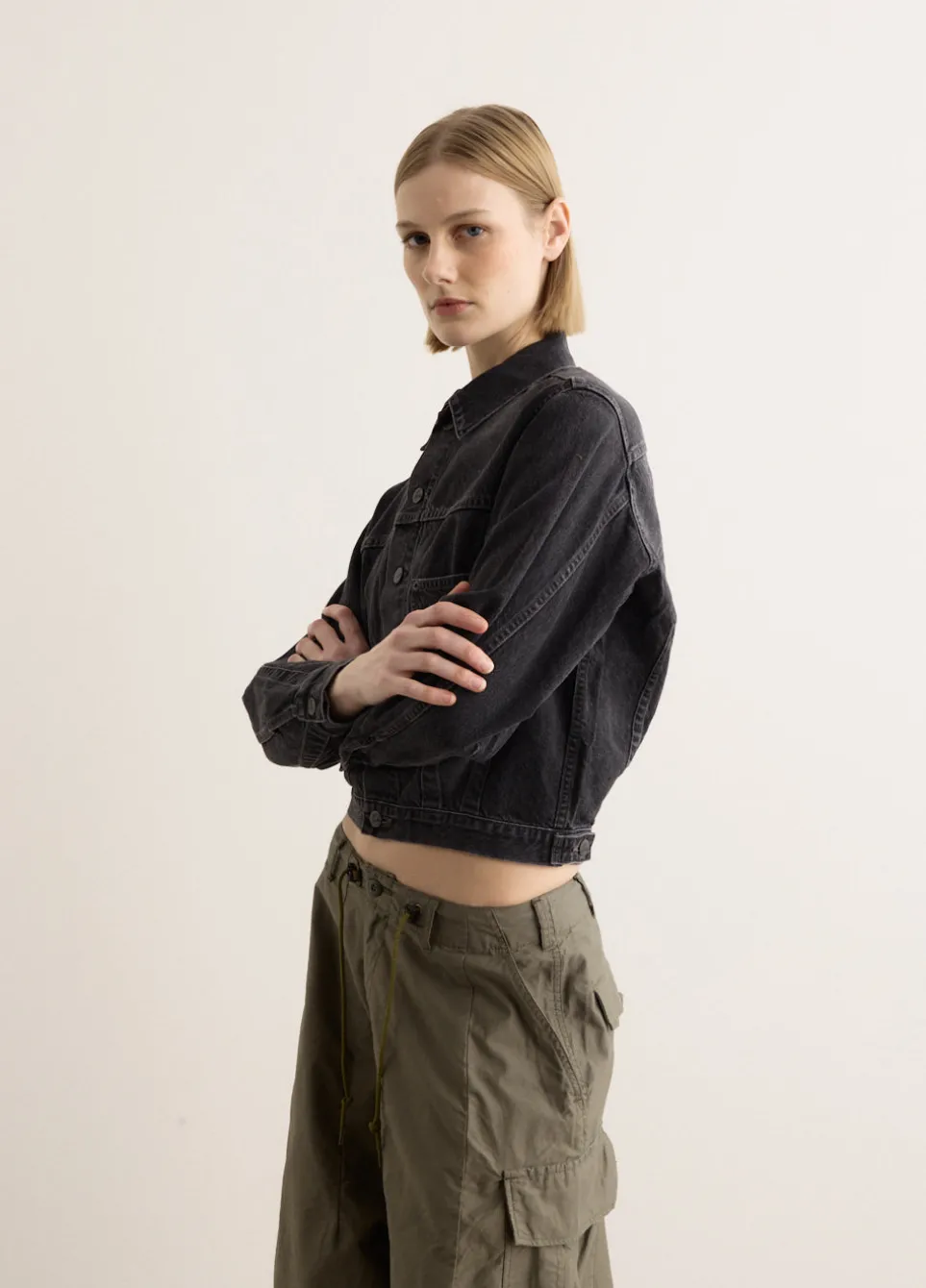 Darts Bottom Jean Jacket