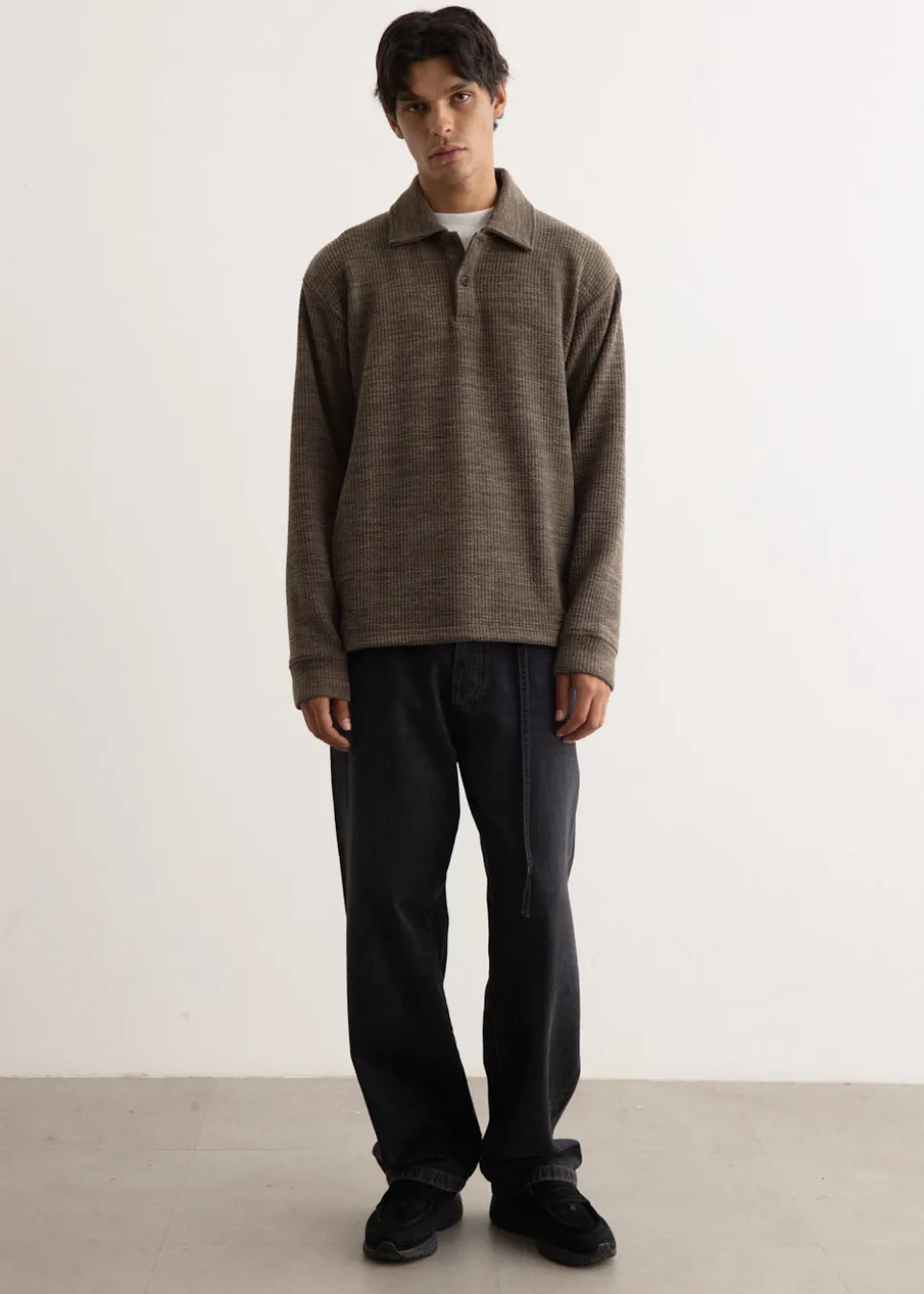 Deny Long Sleeve Polo