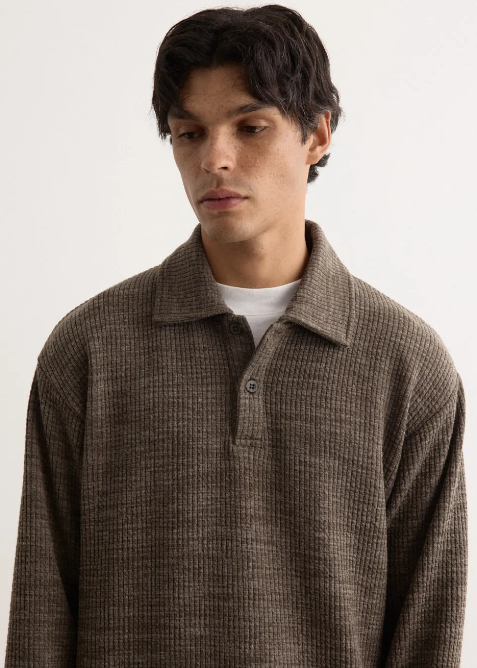 Deny Long Sleeve Polo