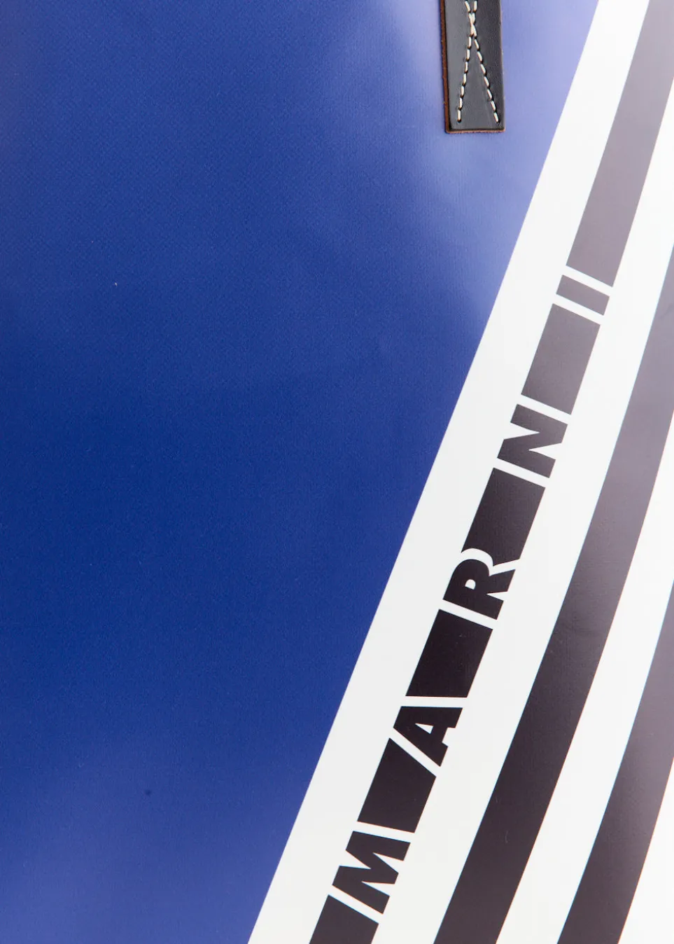 Diagonal Stripe Shopping Tote