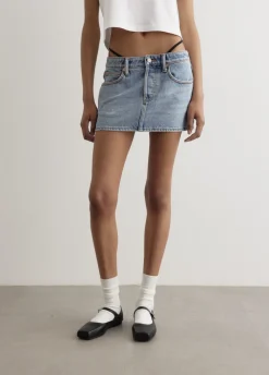 Diamante Charm Mini Skirt