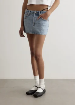 Diamante Charm Mini Skirt