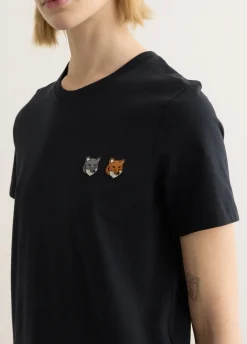 Double Bold Fox Head Comfort T-Shirt